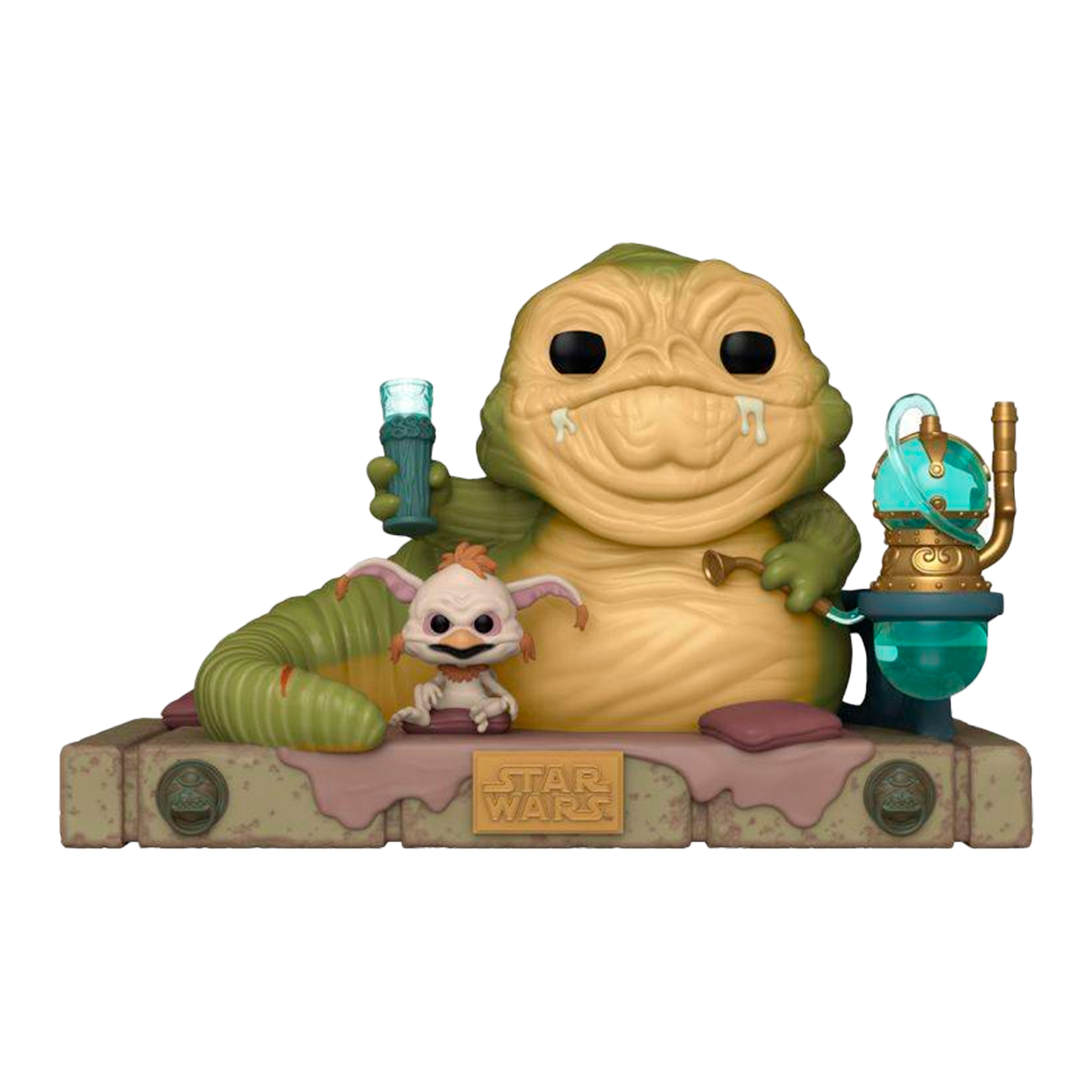 Funko Pop Jabba Hutt Y Salacious #611 Star Wars El Regreso Del Jedi Fig Original