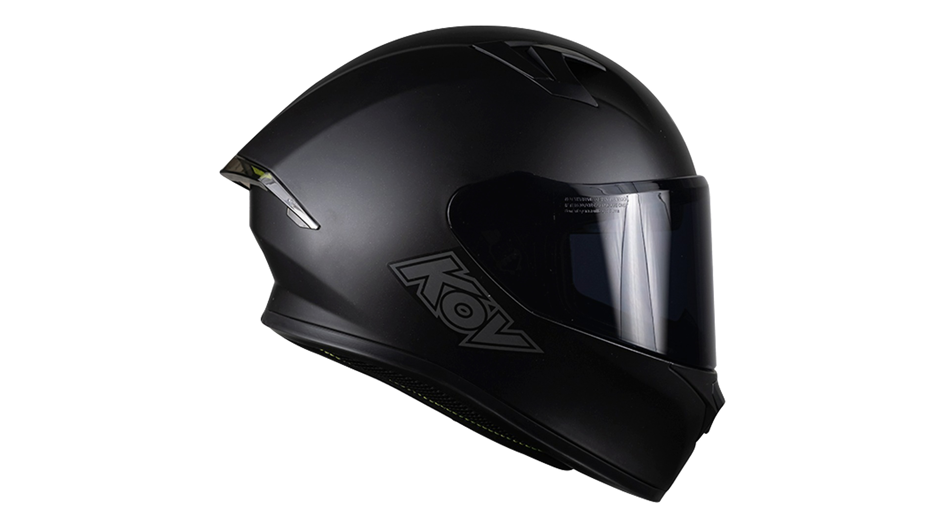 CASCO KOV PIXEL INTEGRAL NEGRO MATE PARA MOTO LENTE INTERNO CERTIFICADO DOT 