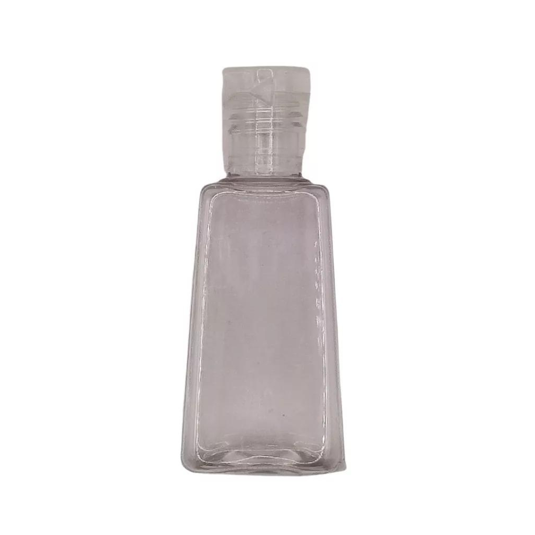 12 Piezas Botella Envase Piramide 30ml Plastico Con Tapa Fliptop