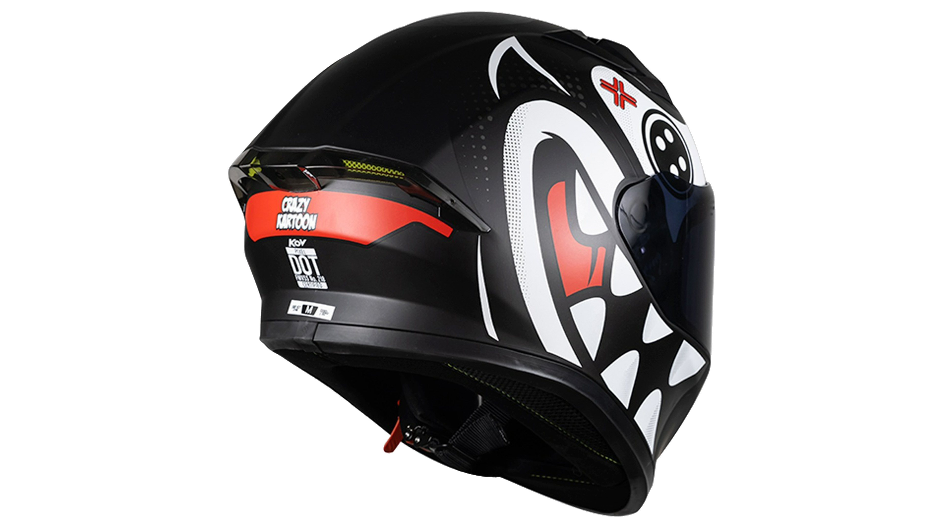 CASCO KOV CRAZY PIXEL BLANCO INTEGRAL PARA MOTO CERTIFICADO 