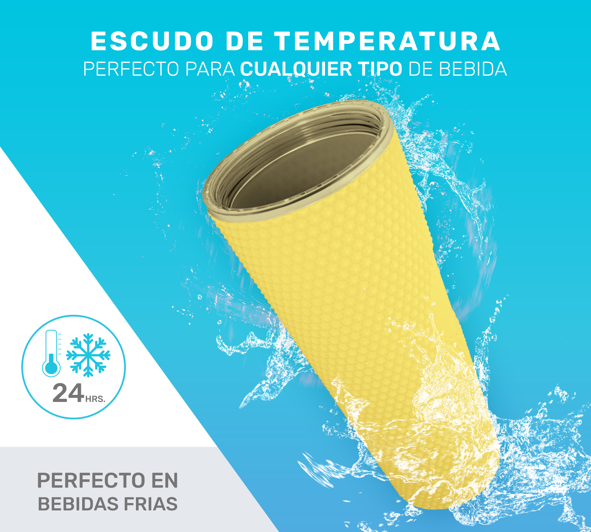 Vaso Termo Para Bebidas Frías y Calientes 700ml con Tachuelas y Aislamiento de Doble Pared al Vacío