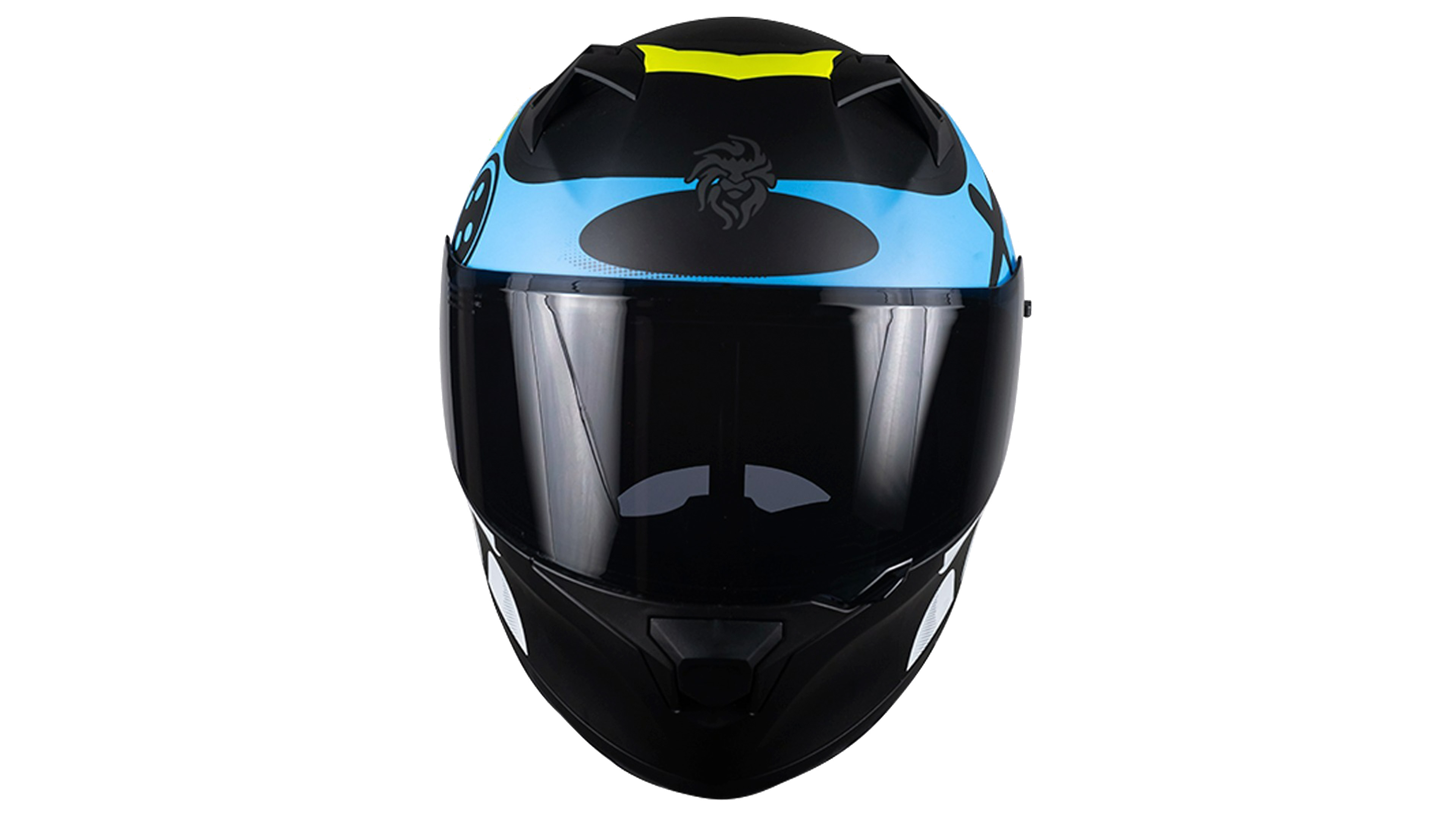 CASCO KOV CRAZY PIXEL AZUL INTEGRAL PARA MOTO CERTIFICADO