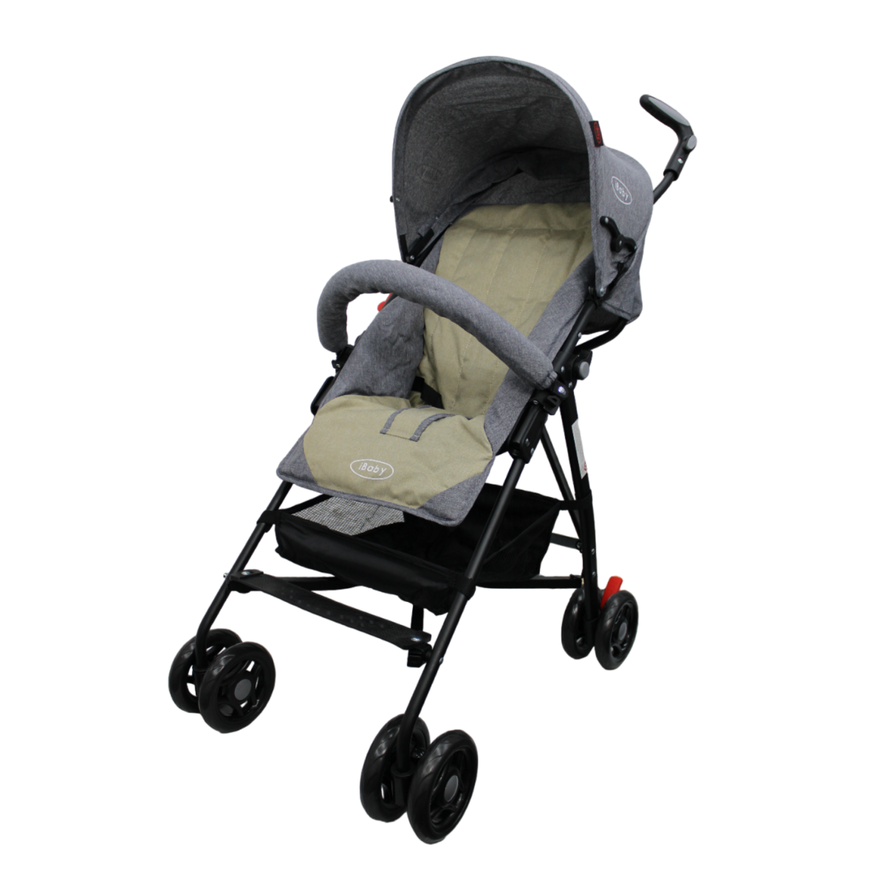 Carriola De Baston Viajera Plegado Compacto Ibaby Beige