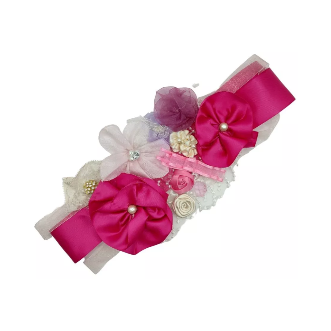 Corsage Para Embarazada, Baby Shower Fucsia
