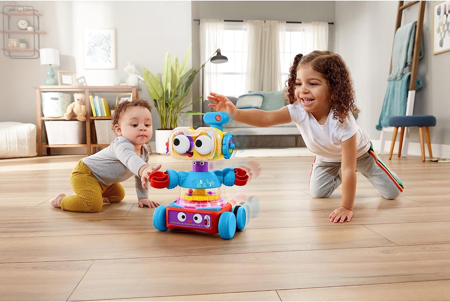 Fisher-Price Juguete para Bebés Tri Bot Robot de Aprendizaje