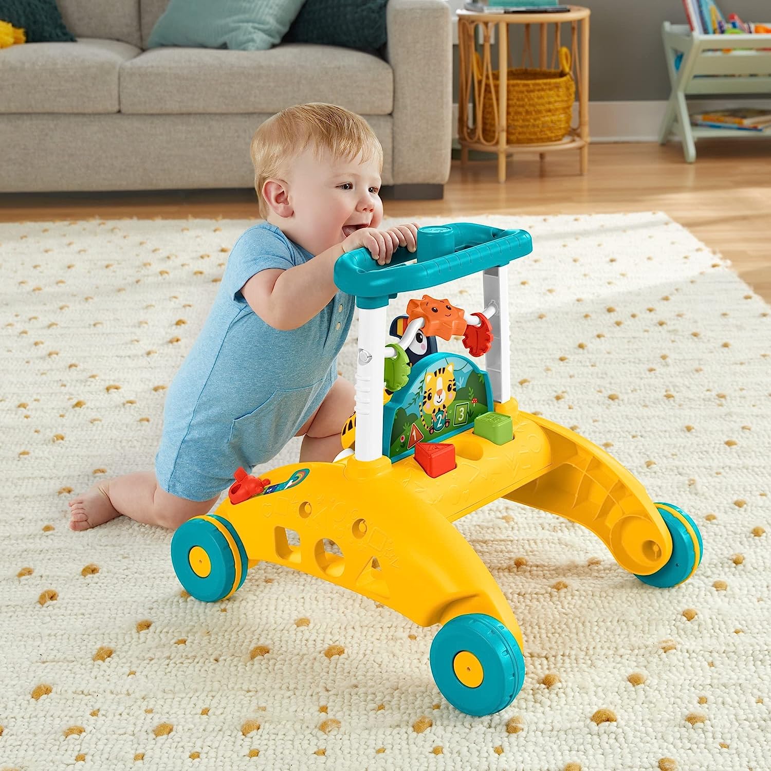 Fisher-Price Andadera para Bebés De Dos Lados Primeros Pasos