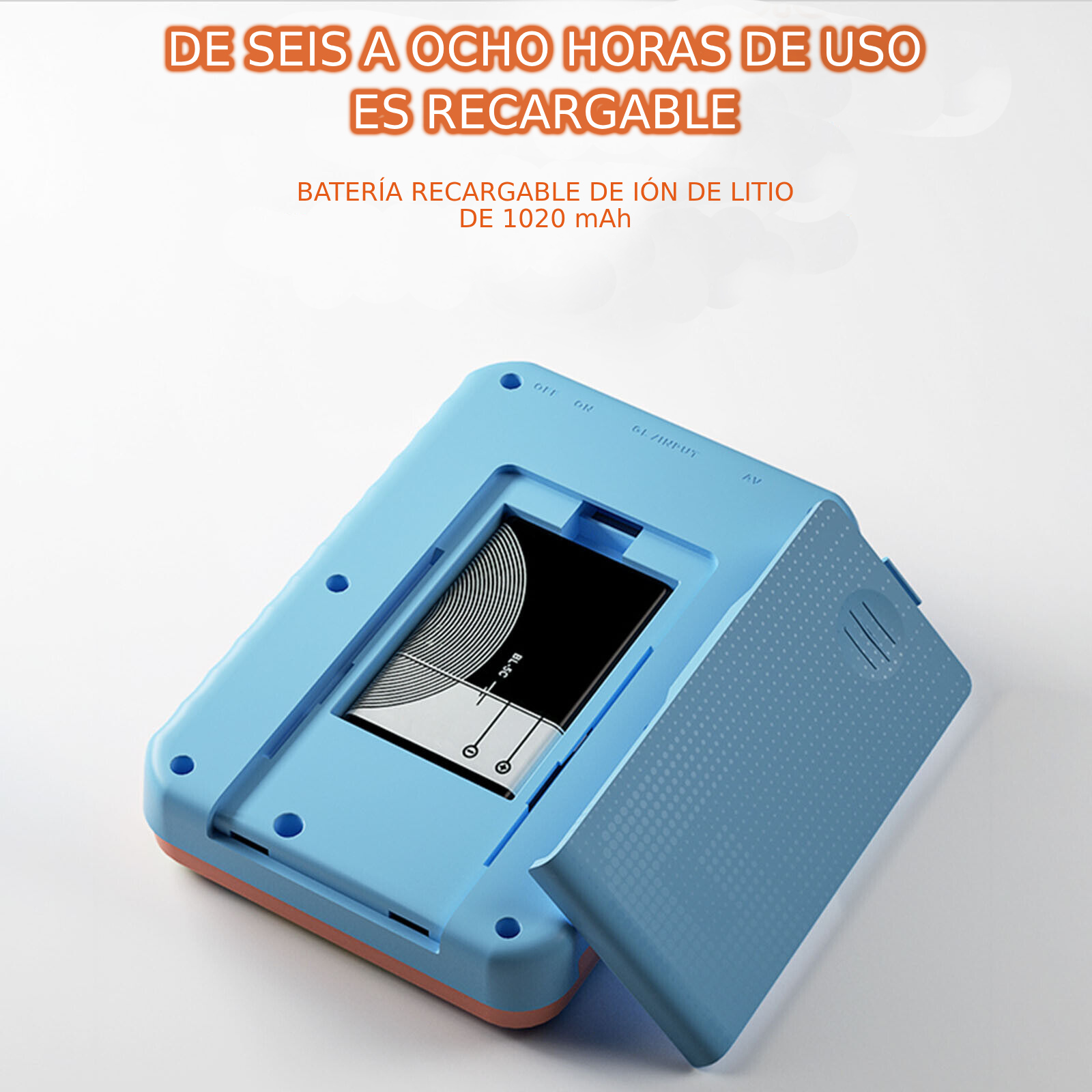 Consola de Videojuegos Portátil Retro G5 con 500 Juegos Cargados niño niña viajes vacaciones gran batería