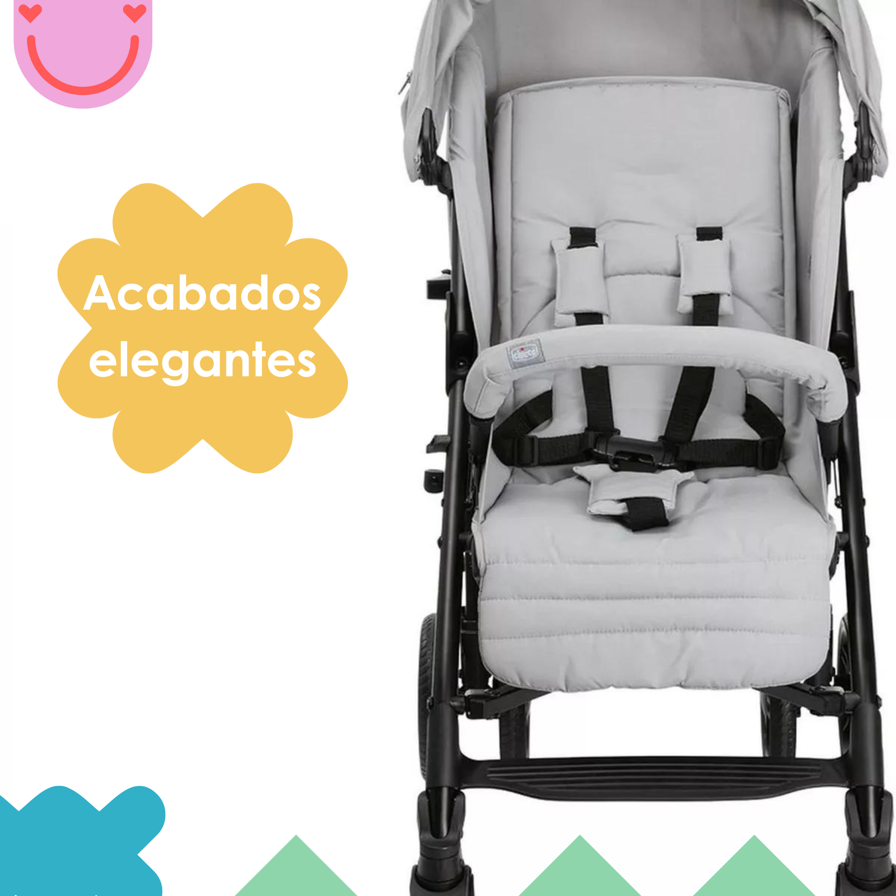 Carriola De Bastón Para Bebé Chicco Liteway 4 Ligera Grey