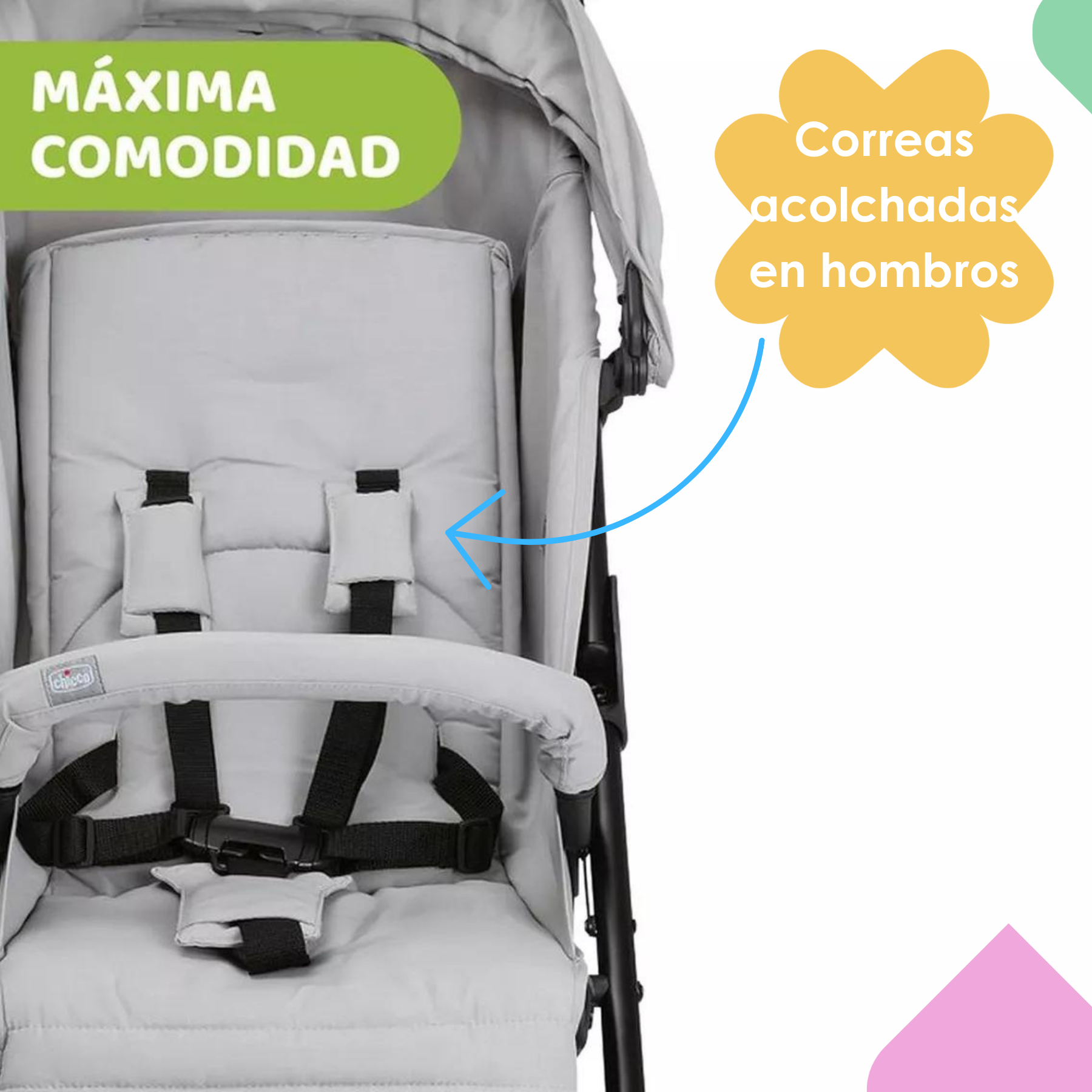 Carriola De Bastón Para Bebé Chicco Liteway 4 Ligera Grey