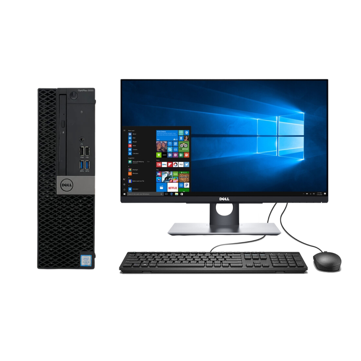 DELL OPTIPLEX 5050 i5 6ta. Gen. 8 GB RAM, 240 GB SSD, SFF, MONITOR DE 22¨ (REACONDICIONADO GRADO A)