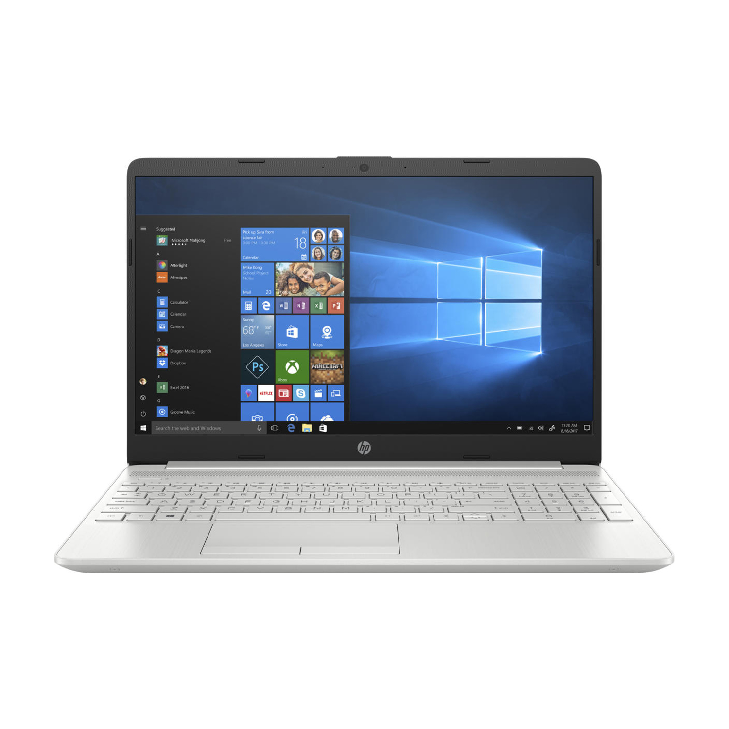 HP (15-DW2063ST) 15.6" I3-1005G1 8GB 128GB SSD W11 PLATA