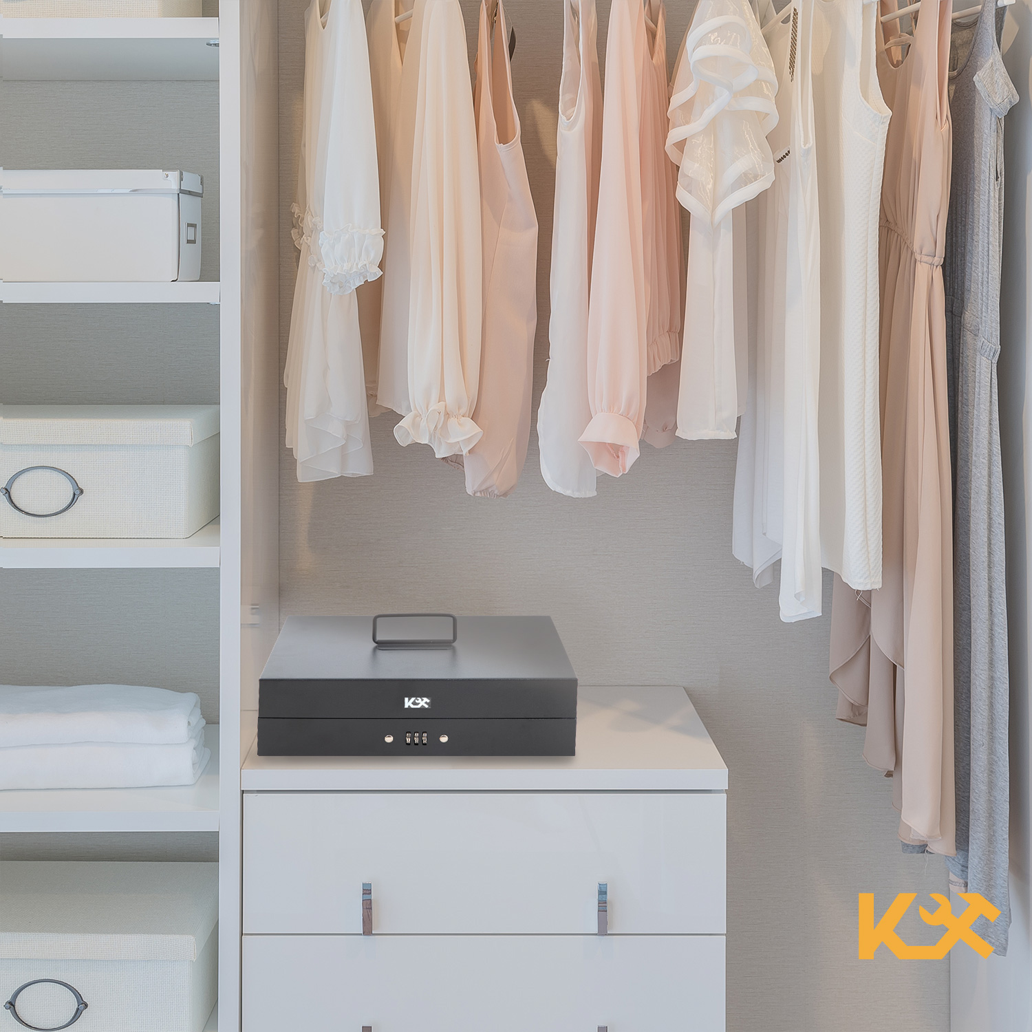 Caja Para Dinero De Combinacion Con Clips Para Billetes 