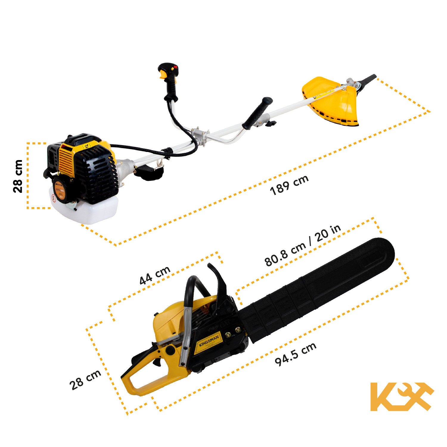 Motosierra Gasolina 52cc Desbrozadora Carrete Podar Regalos 