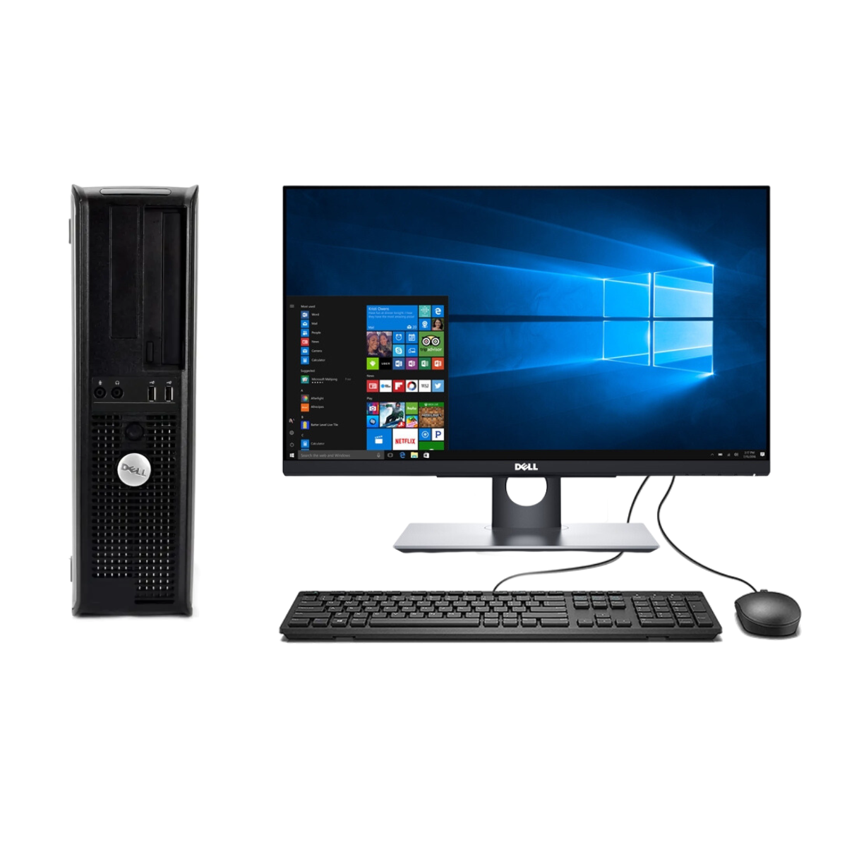 DELL OPTIPLEX 760 CORE 2 DUO DT 4 RAM/240 SSD/MONITOR DE 22¨ (REACONDICIONADO GRADO A)