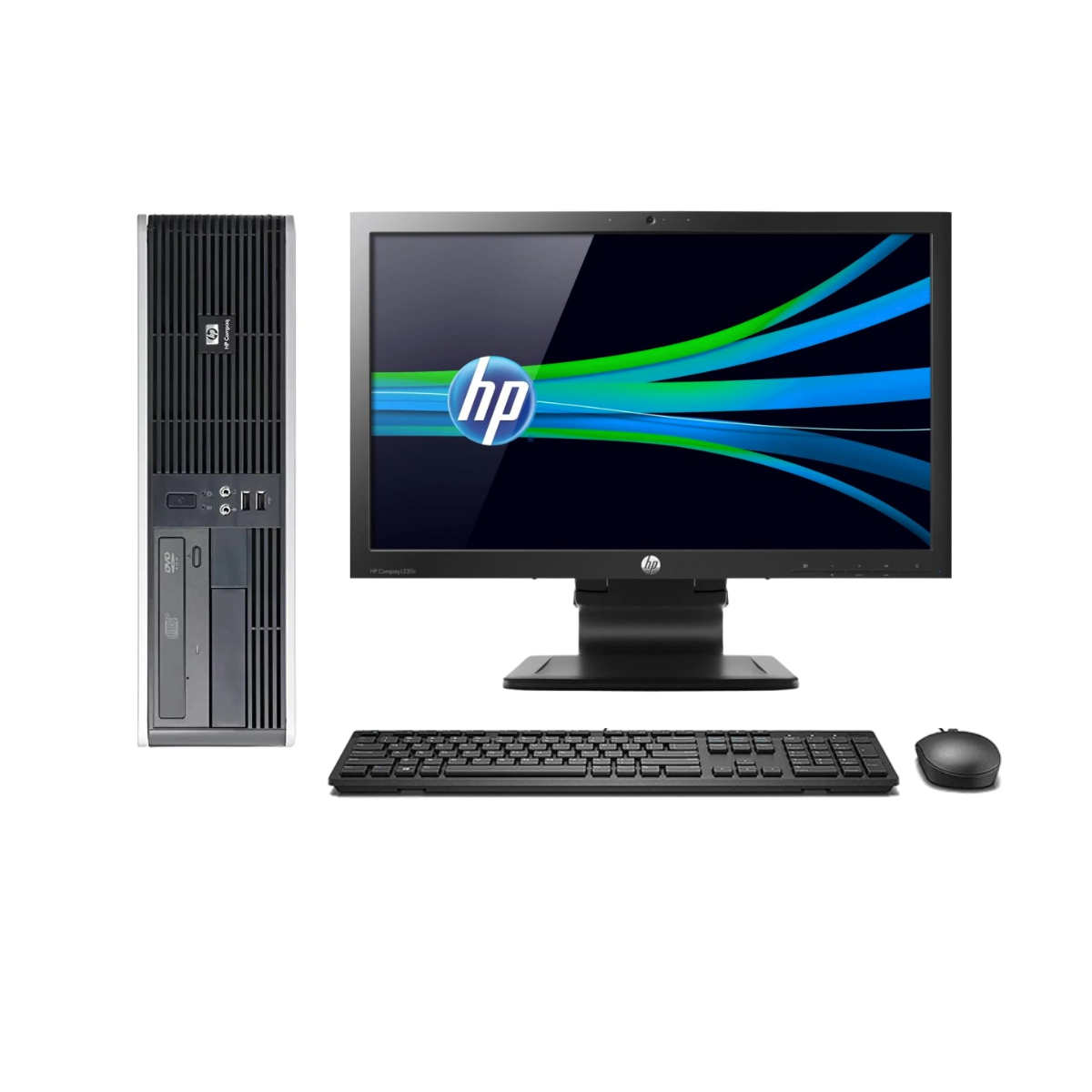 HP COMPAQ DC 5800 CORE 2 DUO SFF 4 RAM/240 SSD/MONITOR DE 22¨ (REACONDICIONADO GRADO A)