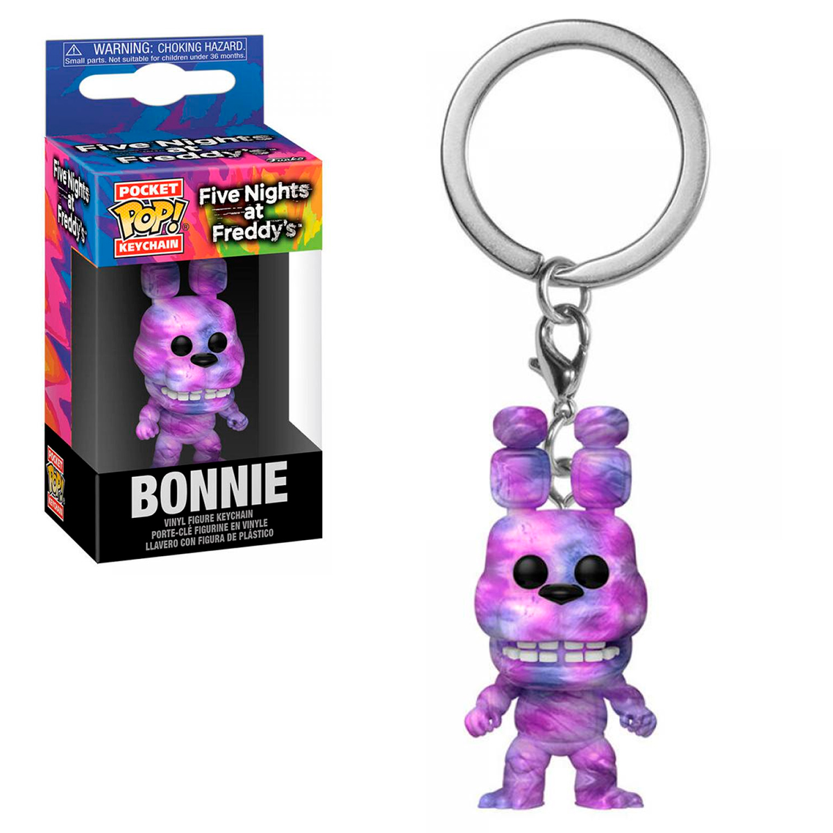 Funko Pop Llavero Tie Dye Bonnie Five Nights At Freddys Videojuego Fig Original