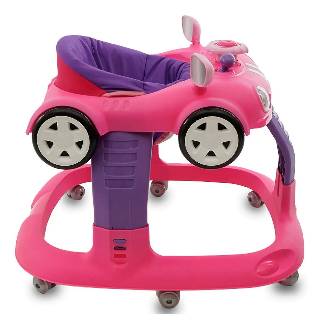Andadera Bebe Prinsel 7119 RB Auto 3 Alturas Tablero Electronico Rosa END3**