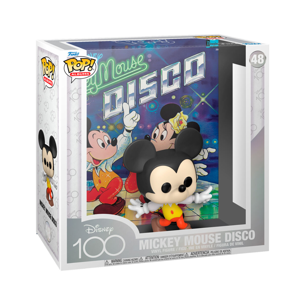 Funko Pop Mickey Mouse Disco #48 Album Disney Aniversario 100 Años Fig Original