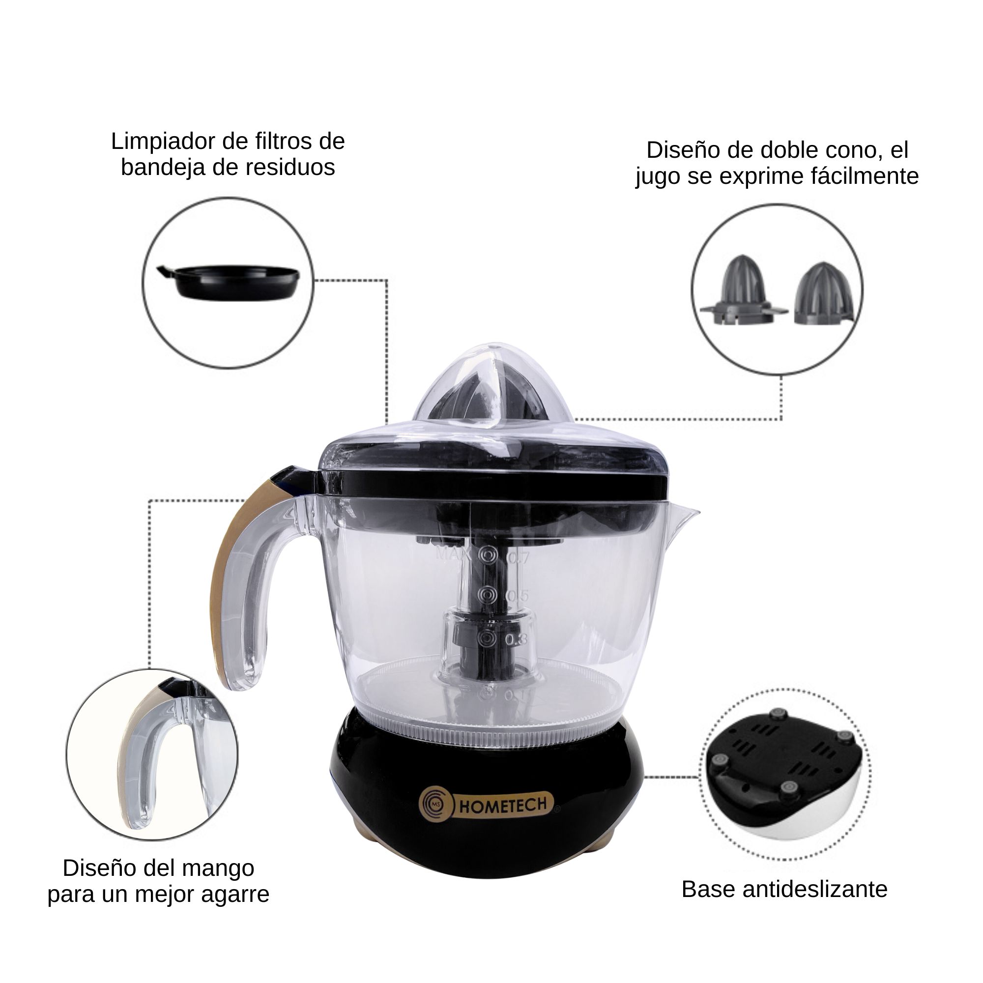 Juguera eléctrica 0.7 L