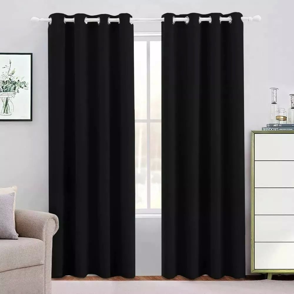 Cortinas Blackout Bloqueadoras de Luz 2 Paneles 137.5 cm x 215 cm Varios Colores