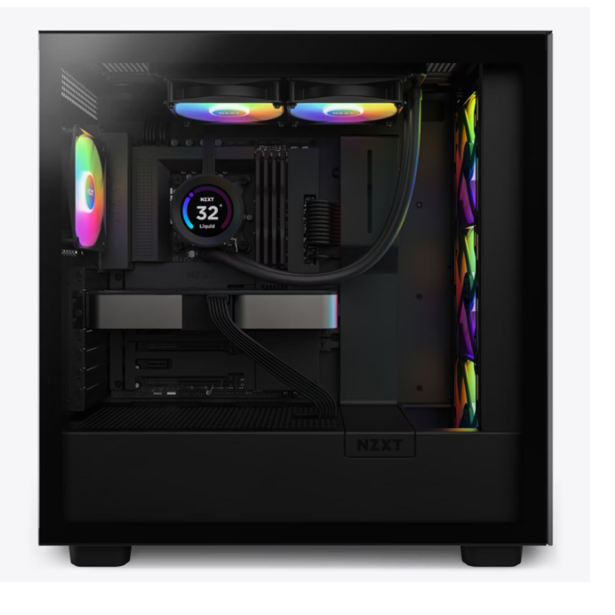 Enfriamiento Liquido NZXT KRAKEN 240 Elite 1500RPM 2x 120mm RGB Negro