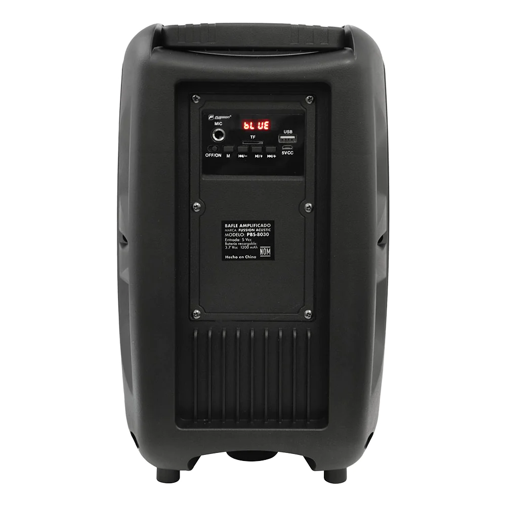 Bafle Amplificado Fussion Pbs-8030 8 Pul 15000 W Mirofono