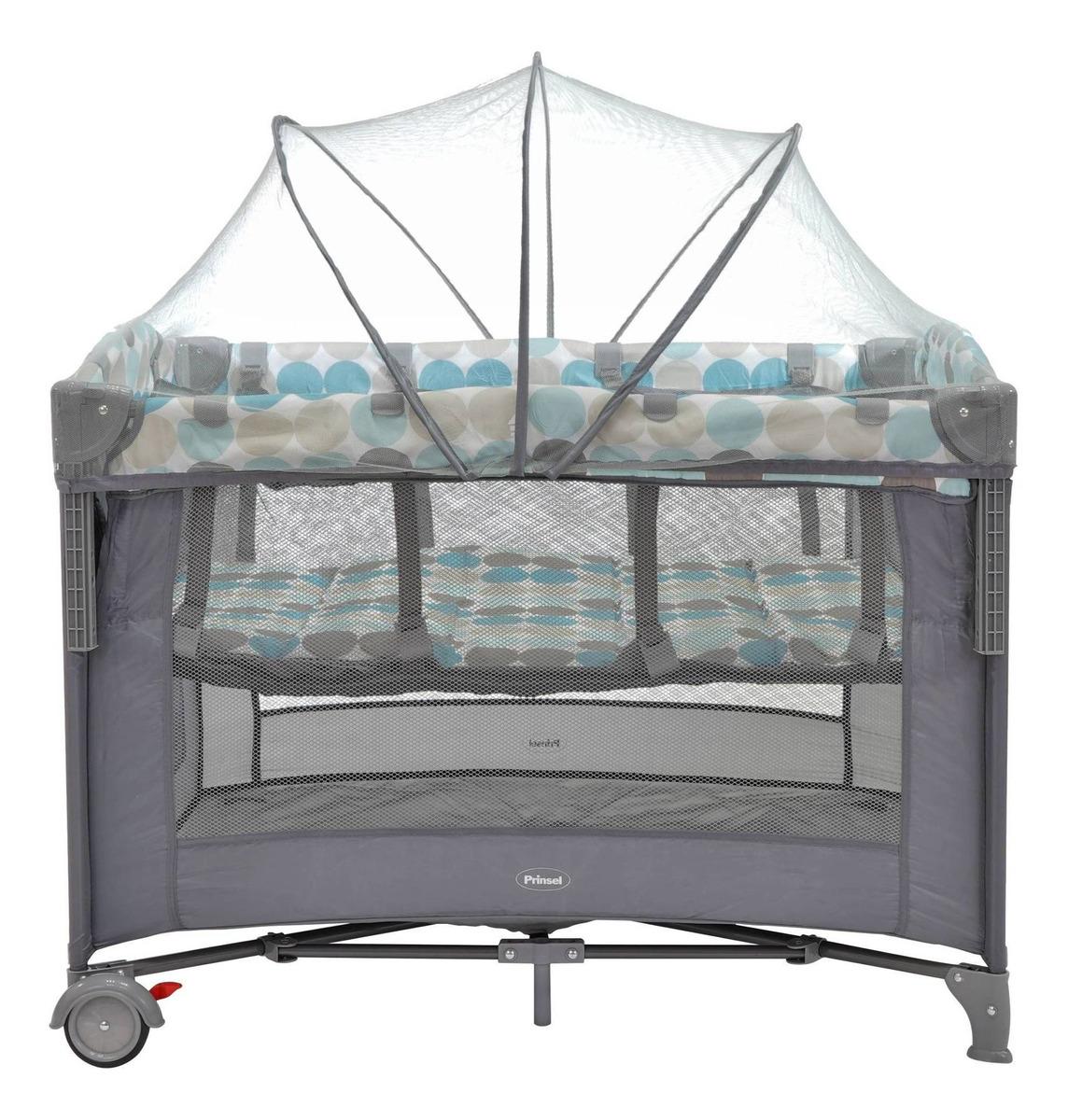 Cuna Corral Prinsel 6052 Baby Colecho Gris END10**