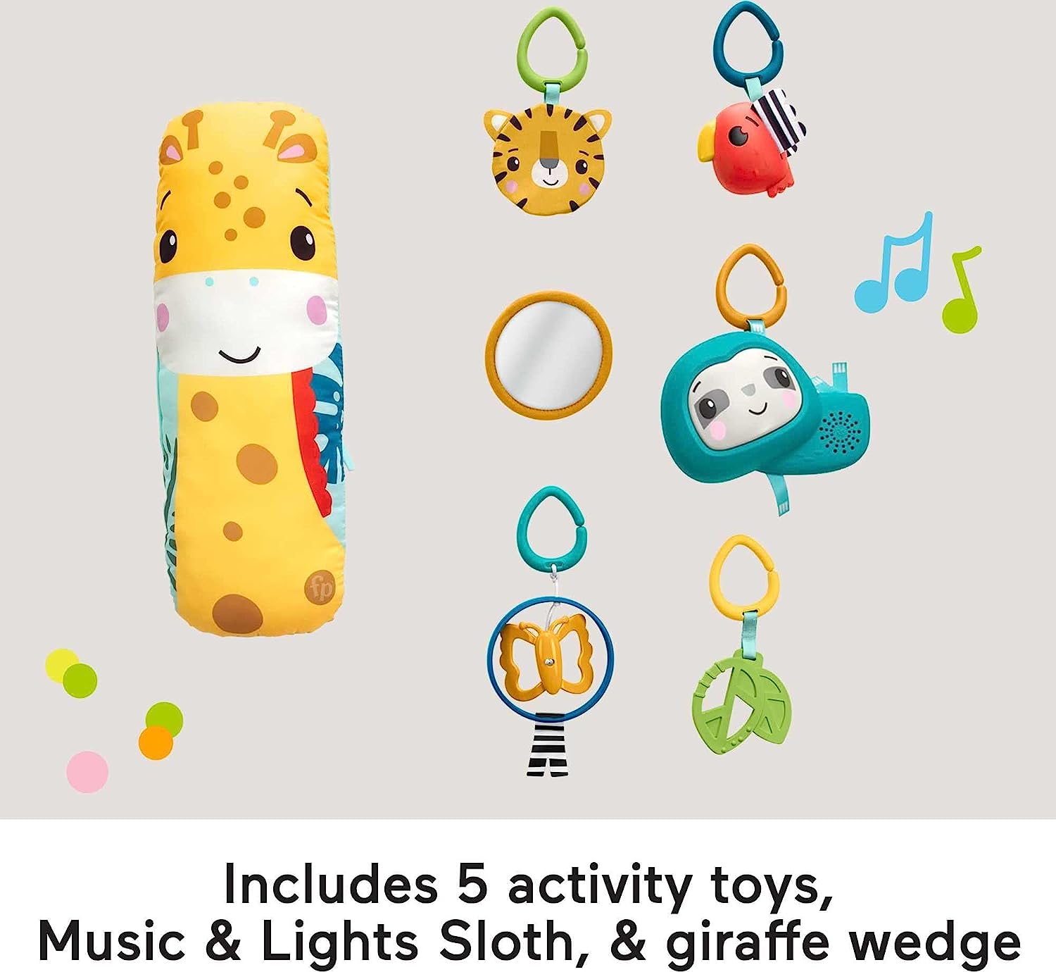 Fisher-Price Baby Gimnasio para Bebés Animalitos de la Selva 3 en 1