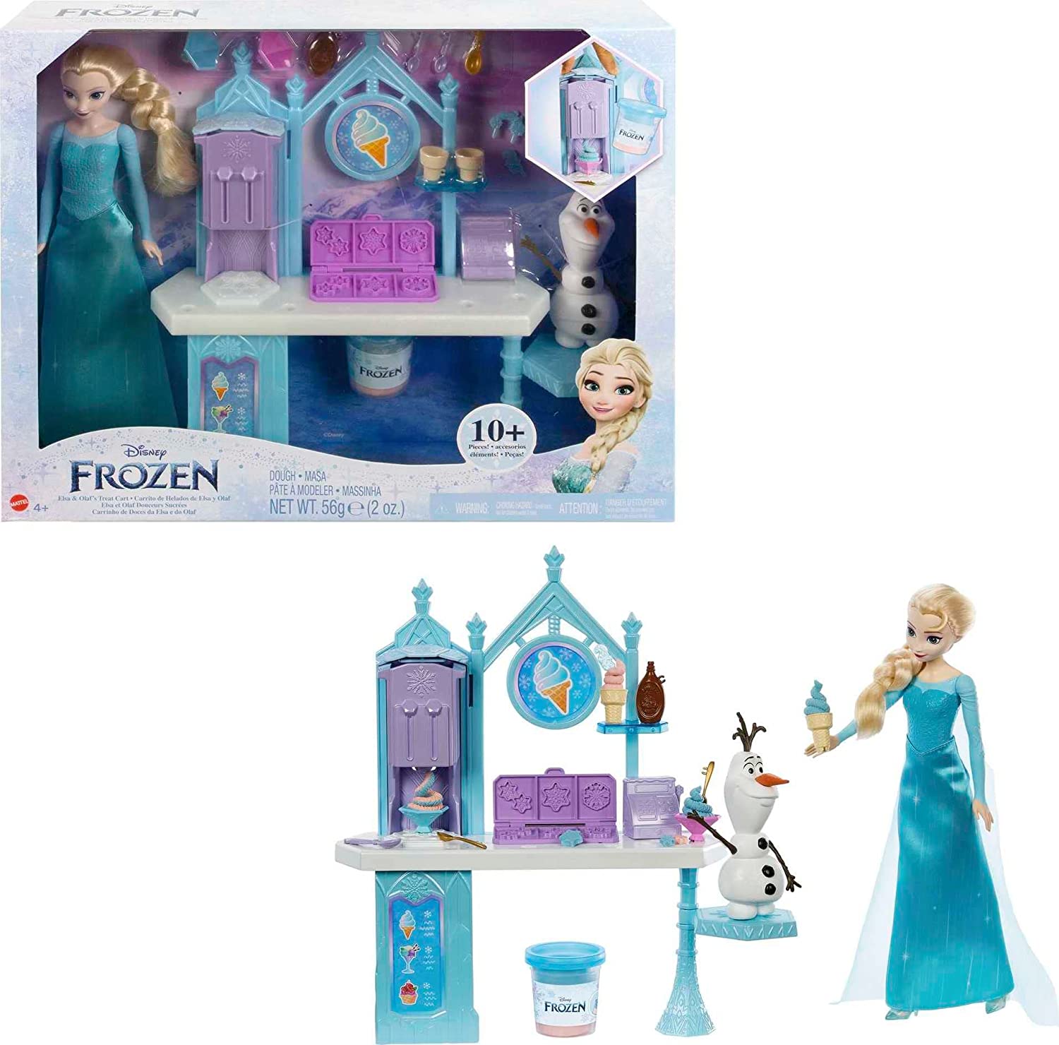 Disney Frozen Set de Juego Carrito de Helados de Elsa y Olaf