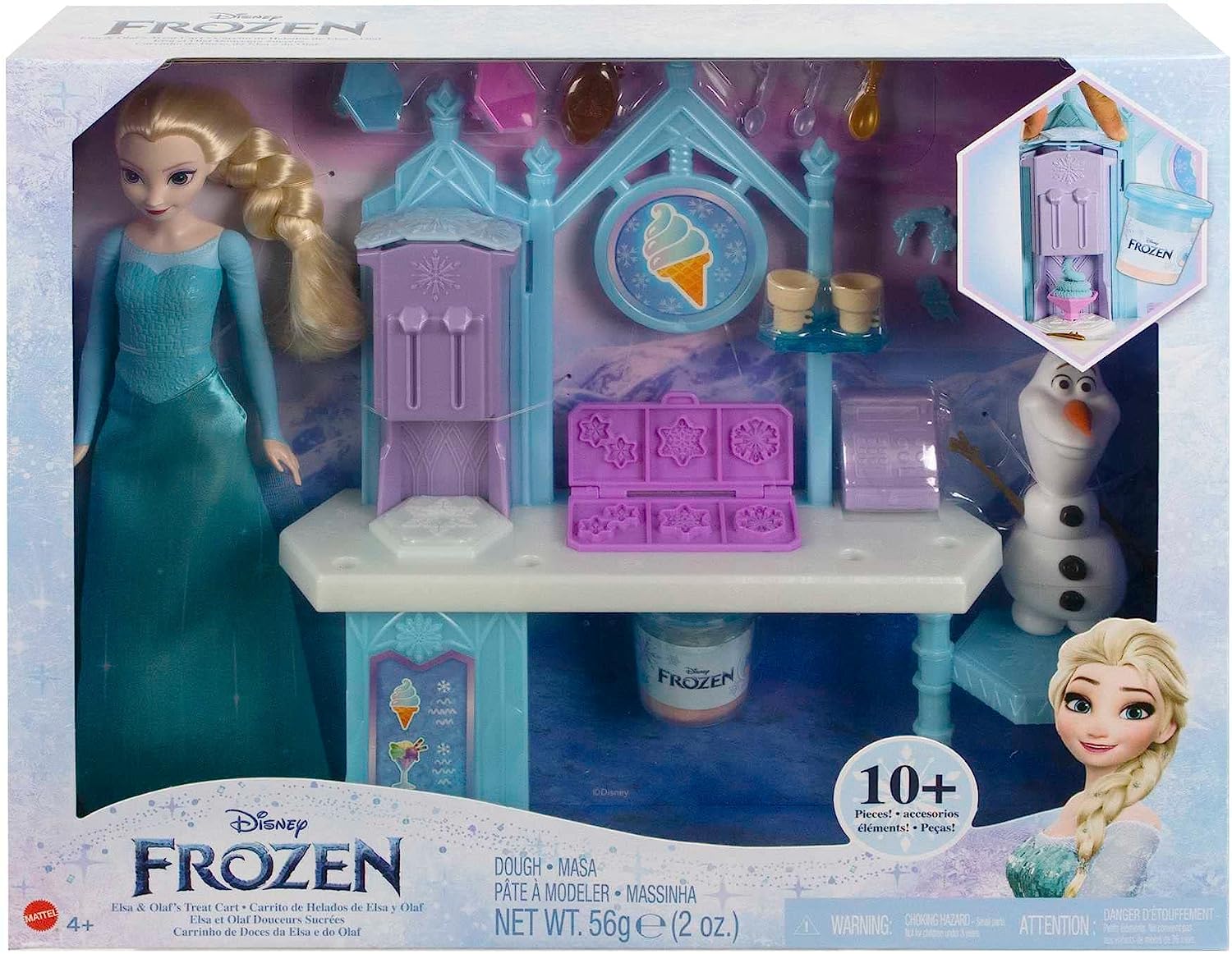 Disney Frozen Set de Juego Carrito de Helados de Elsa y Olaf