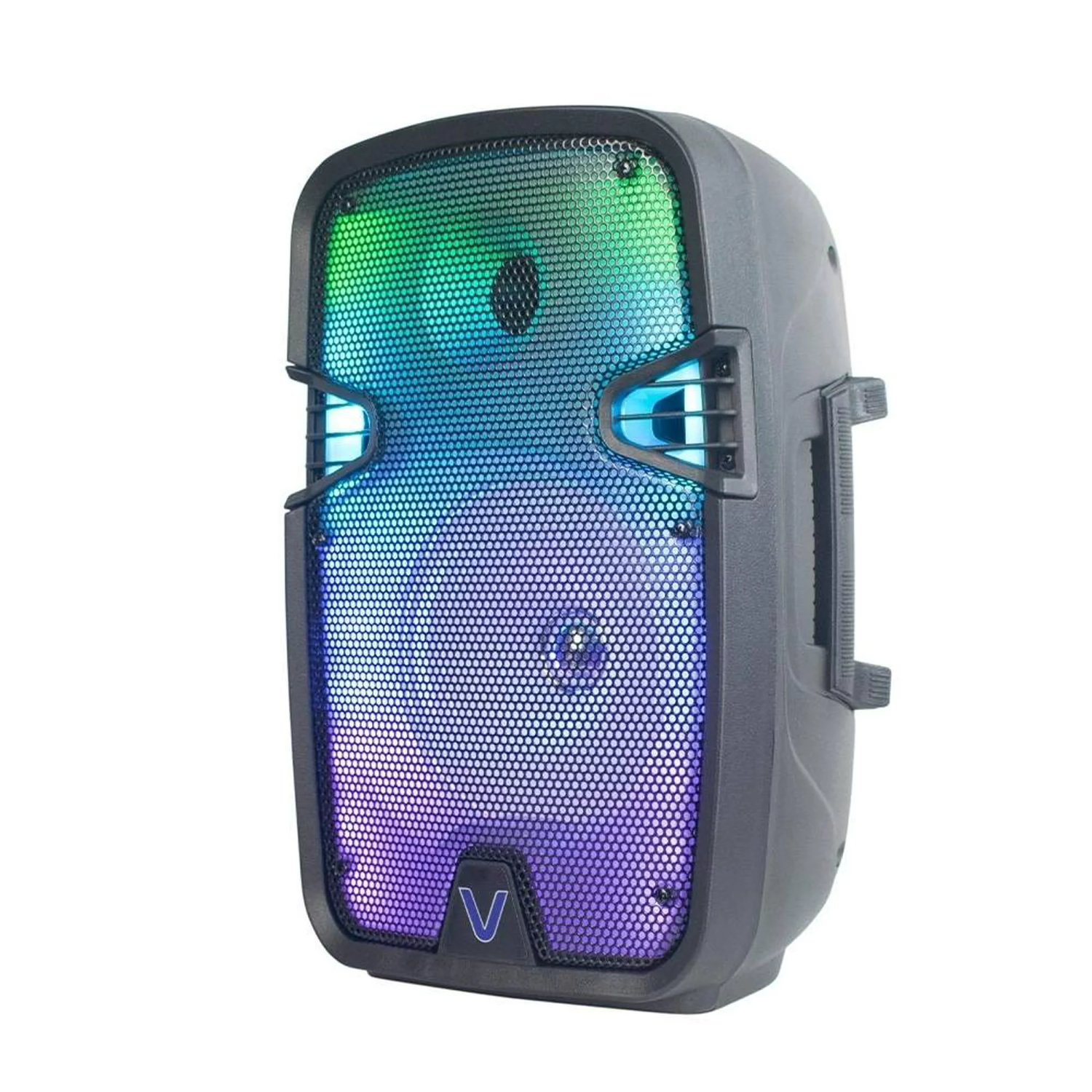 Bocina Atvio Atv-047 Con Bluetooth Negra, 8 PuLG, Recargble