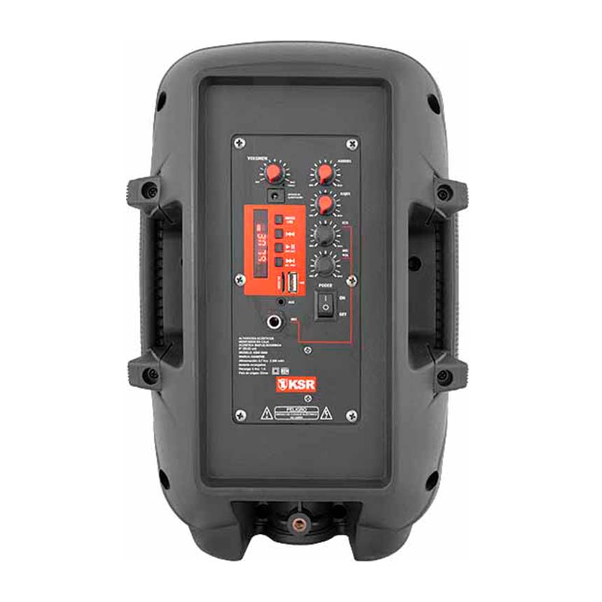 Bocina Kaiser Ksw-5008 Portátil Con Bluetooth Negra