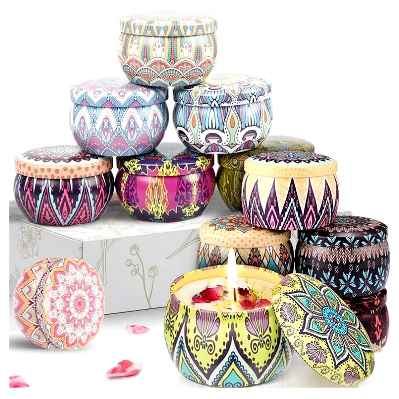 Vela De Aromaterapia Con Pétalos De Cera De Soja, 12 Piezas