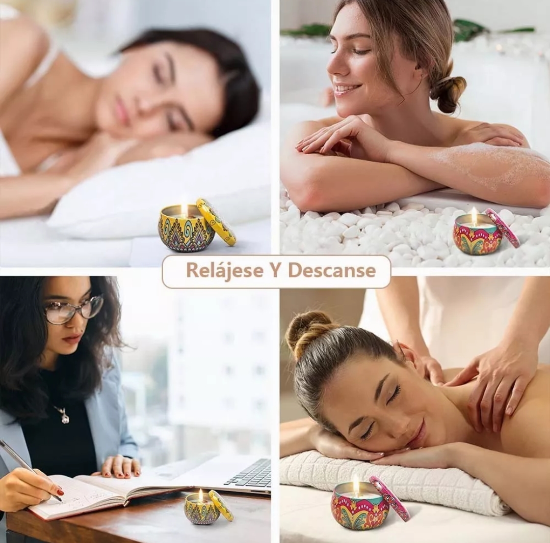 Vela De Aromaterapia Con Pétalos De Cera De Soja, 12 Piezas