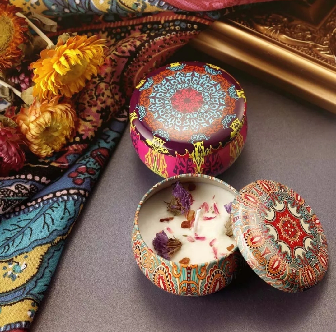 Vela De Aromaterapia Con Pétalos De Cera De Soja, 12 Piezas