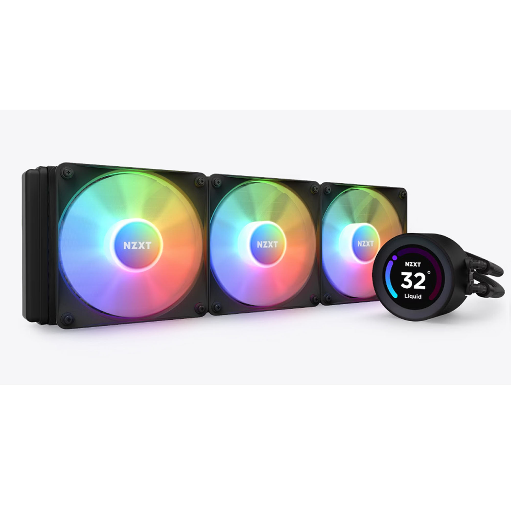 Enfriamiento Liquido NZXT KRAKEN 360 Elite 1800RPM 3x 120mm RGB Negro