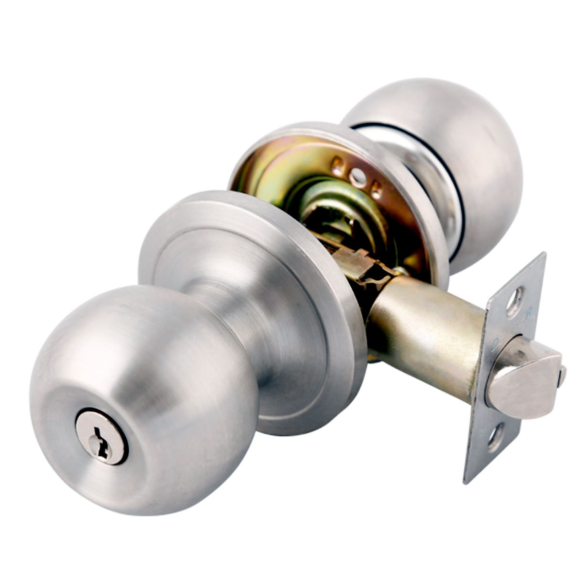 CERRADURA DE PERILLA RECAMARA INOXIDABLE 6605 BARZA DEXTER