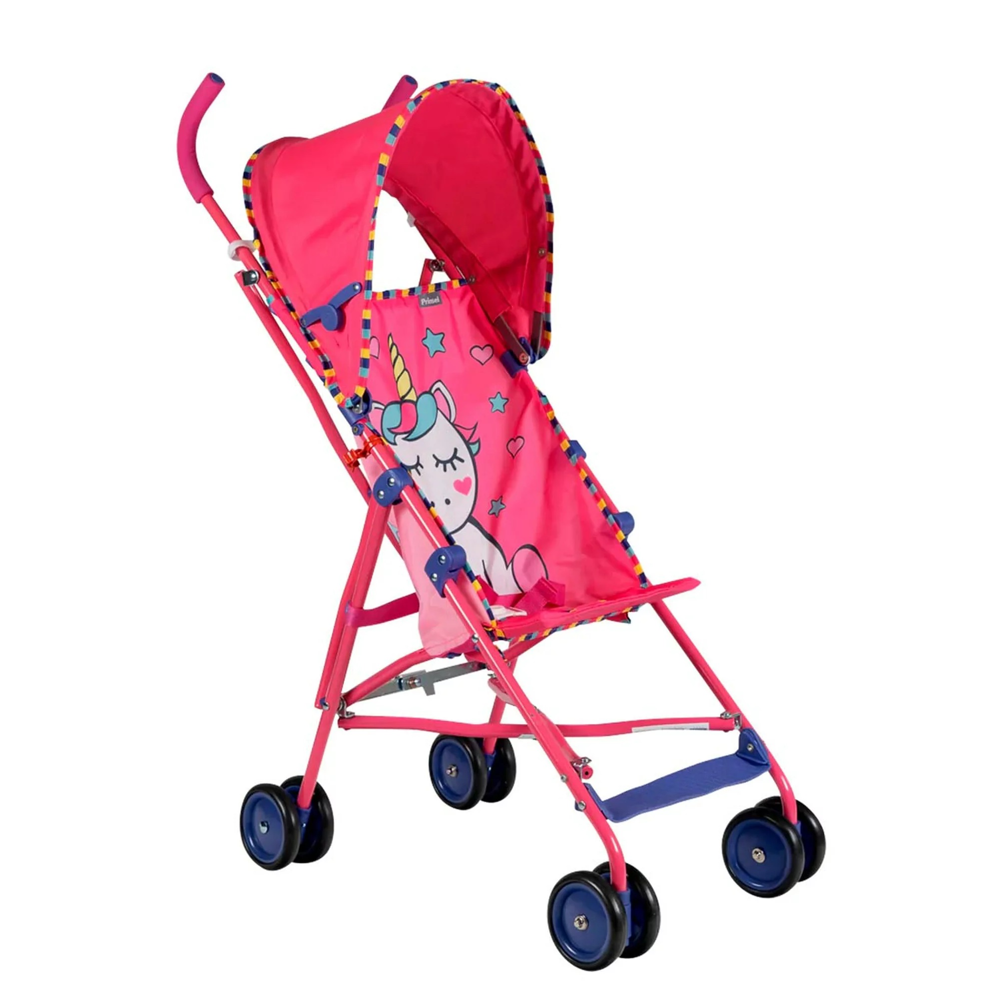 CARRIOLA DE BASTÓN PRINSEL 5227 U PLAY UNICORNIO ROSA END4**