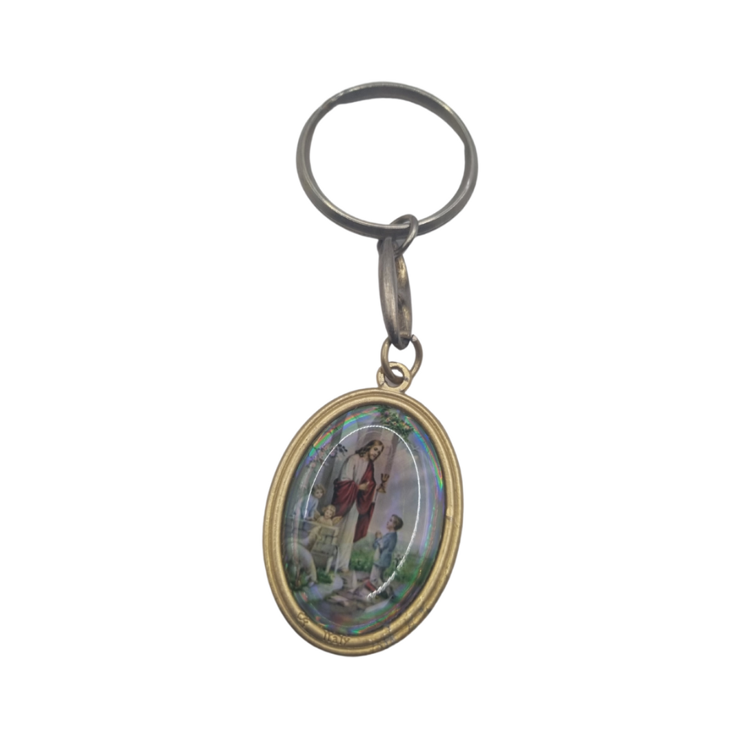 Llavero De Jesús, Llavero Doble Vista Primera Comunión