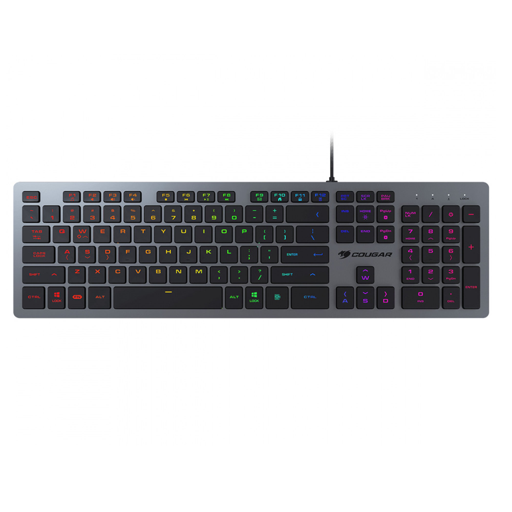 Teclado Gamer Cougar Vantar AX Alámbrico RGB Negro Inglés