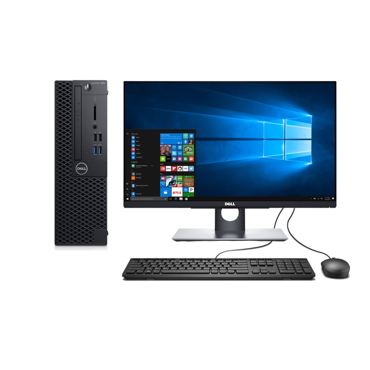 DELL OPTIPLEX 3060 CORE I3 8VA SFF   8 RAM/240 SSD/MONITOR DE 22¨ (REACONDICIONADO GRADO A)
