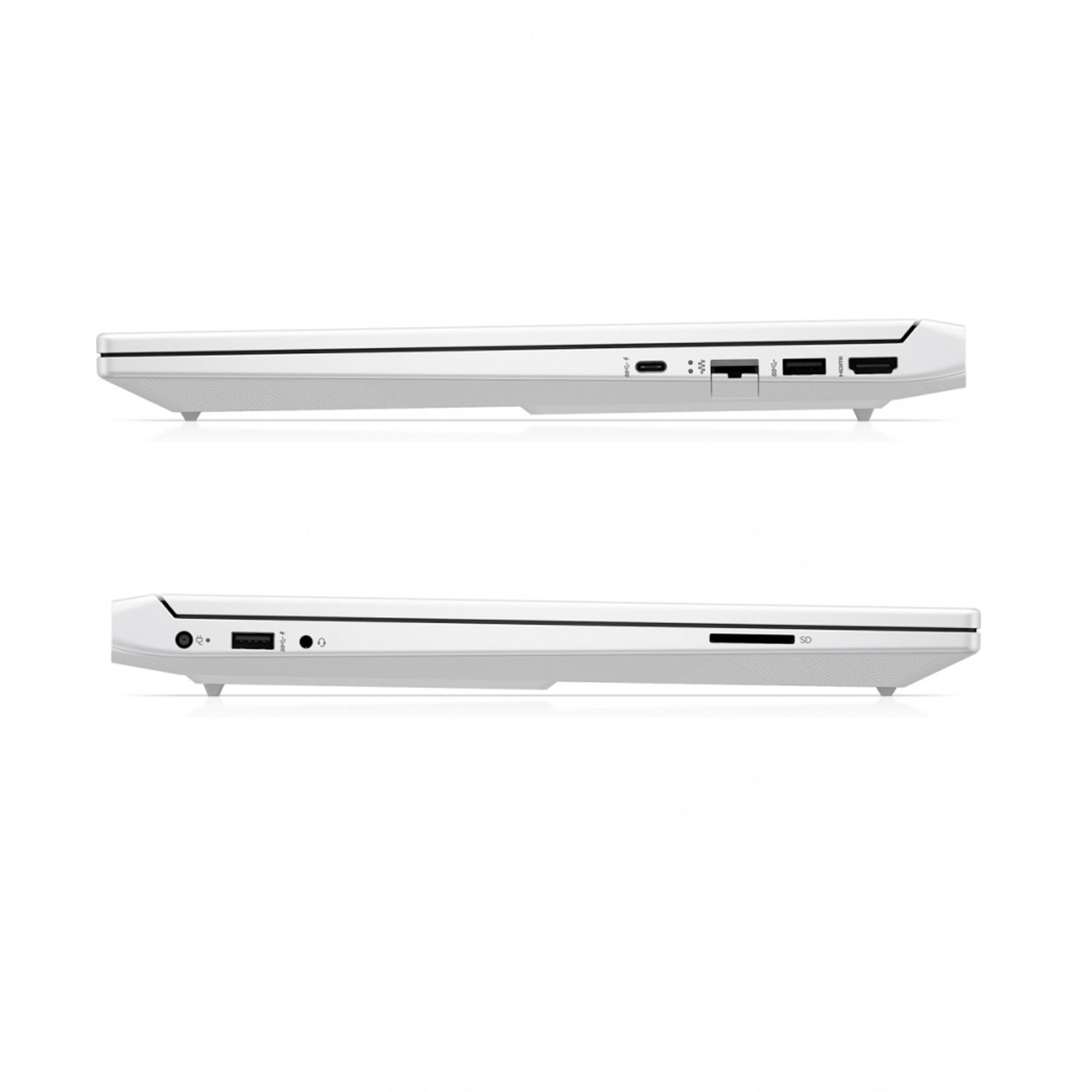 Laptop Gamer HP Victus 16" Ryzen 5 5600H 8GB + 256GB SSD GTX1650 W11H Español Blanco