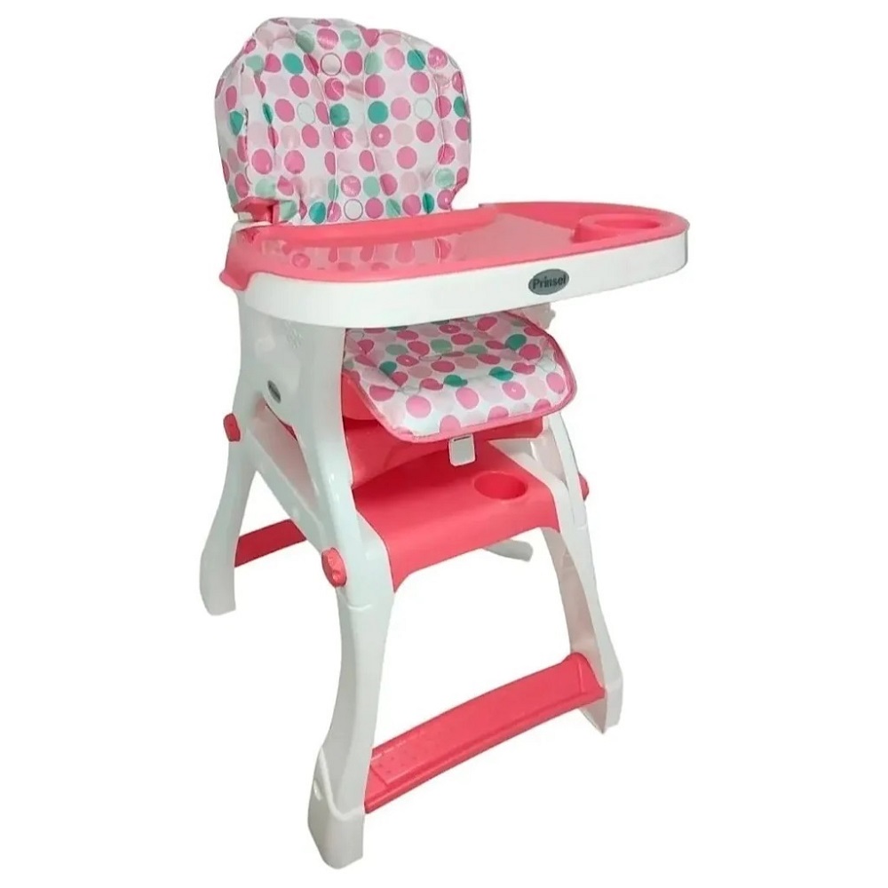 Silla Alta Periquera Prinsel 1056 A Kinder City Circulos Rosa END