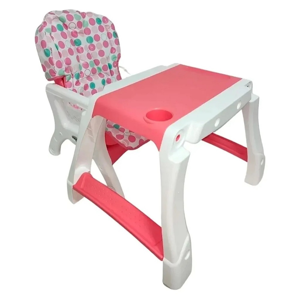Silla Alta Periquera Prinsel 1056 A Kinder City Circulos Rosa END
