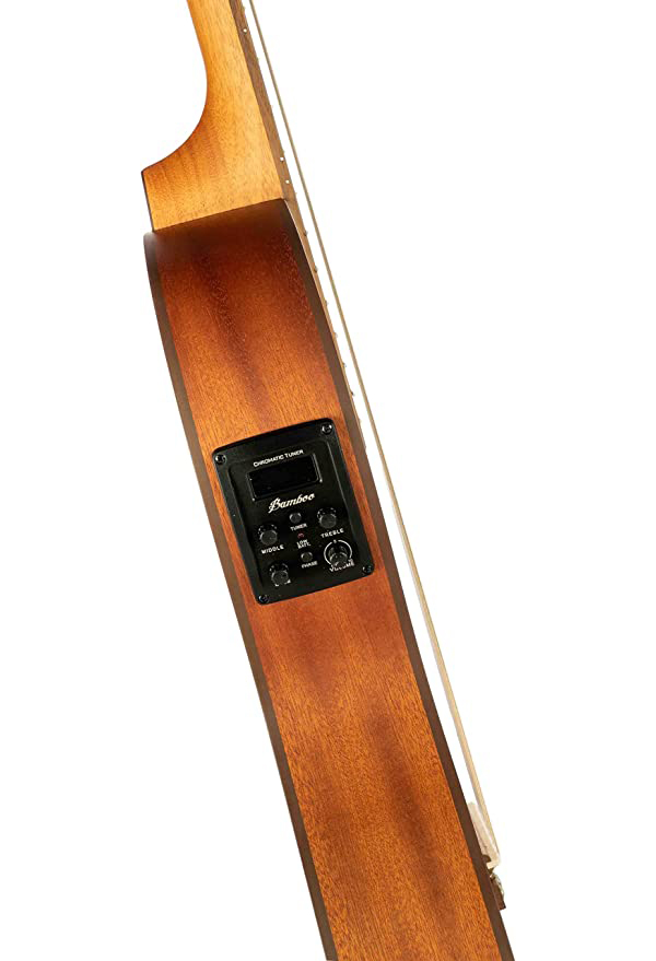 Guitarra Bamboo Pro Slim Electroacústica C/Funda 