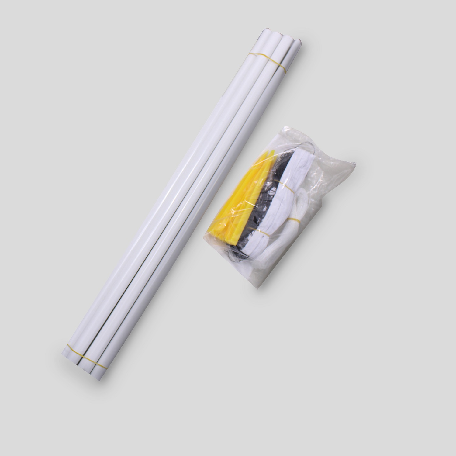 kit para jugar bádminton con 4 raquetas