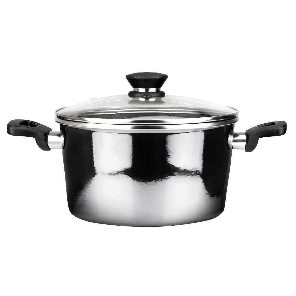 Cacerola de Inducción Magefesa 31PVCCGNM24 Kasa Granite Noir Metallic 24 CM END