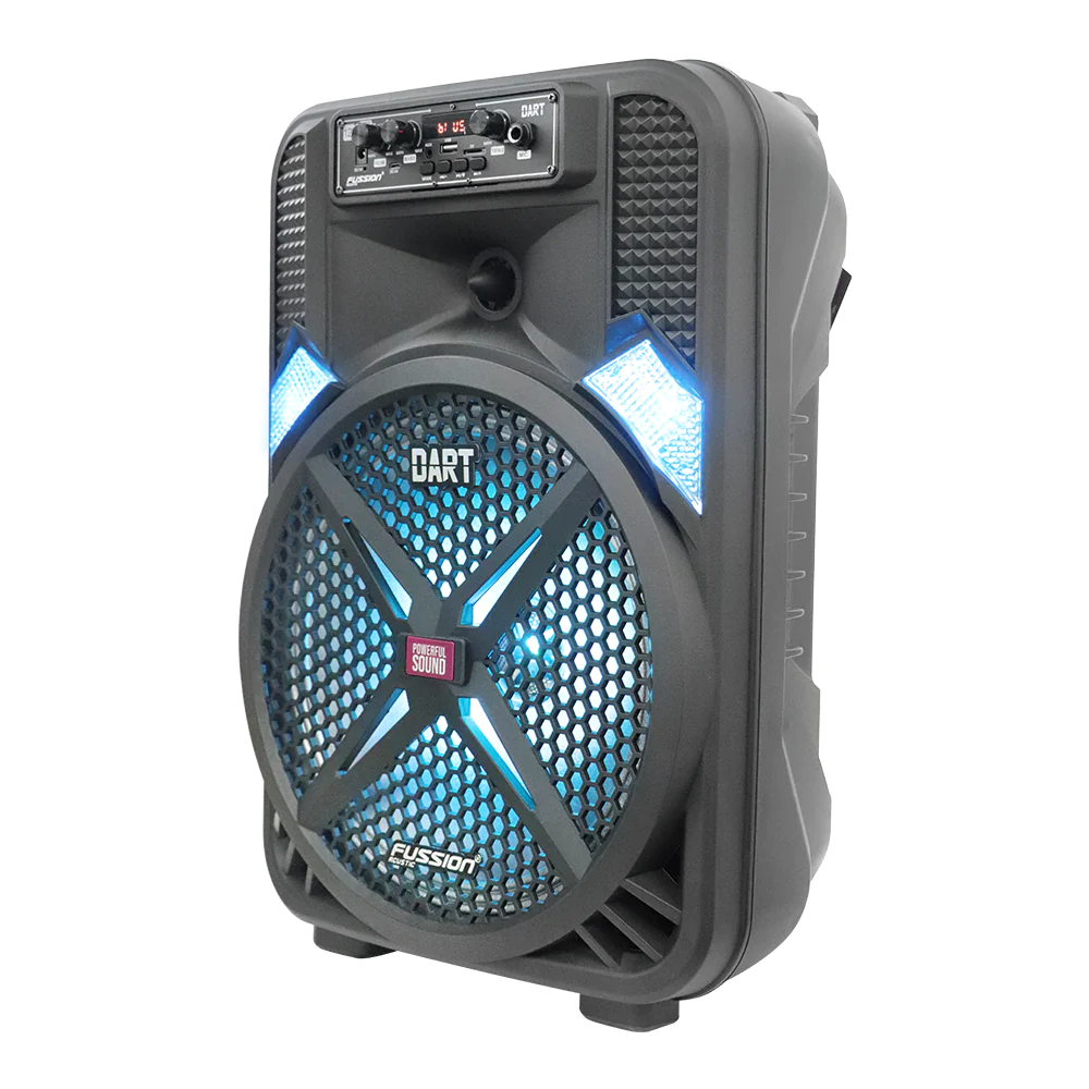 Bafle Amplif Fussion 12 Pulgadas 35000w Pbs-12dart-microfono