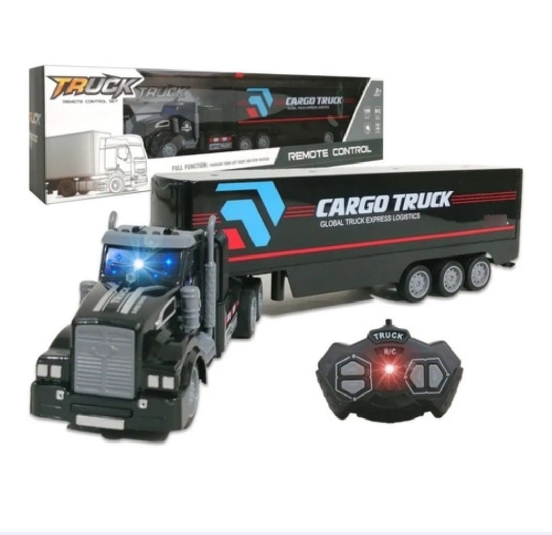 Trailer Control Remoto Radio Control Juguete Escala 1:36.