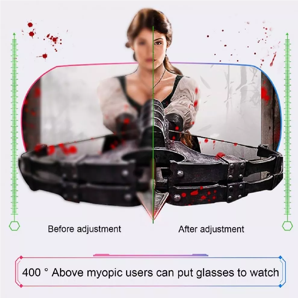 Lentes De Realidad Virtual (vr) Con Control Remoto 3d